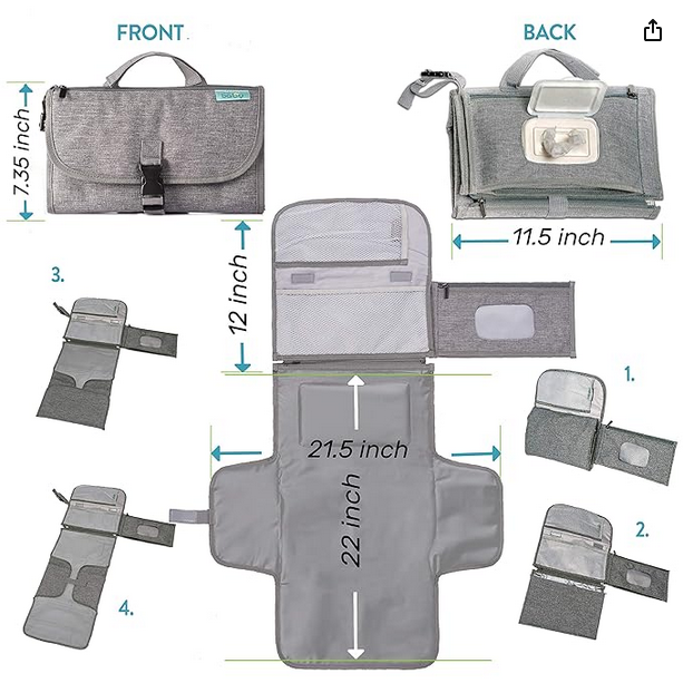 Loomi Baby™ Portable Diaper Changing Pad