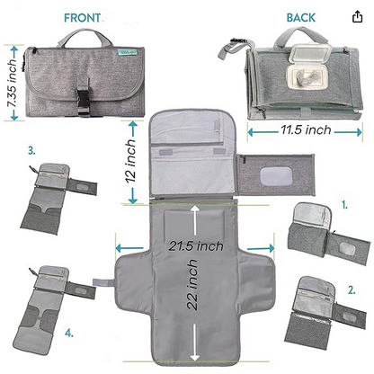 Loomi Baby™ Portable Diaper Changing Pad